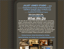 Tablet Screenshot of julietjonesstudio.com